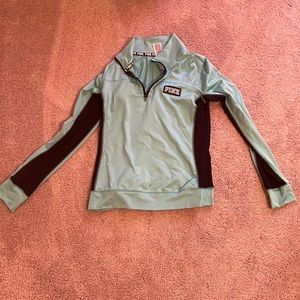 VS PINK Quarter Zip Pull Over